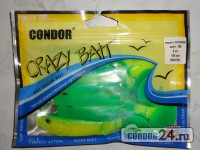 Виброхвосты Condor Crazy Bait CH100RM,цвет 156,в уп.6 шт.